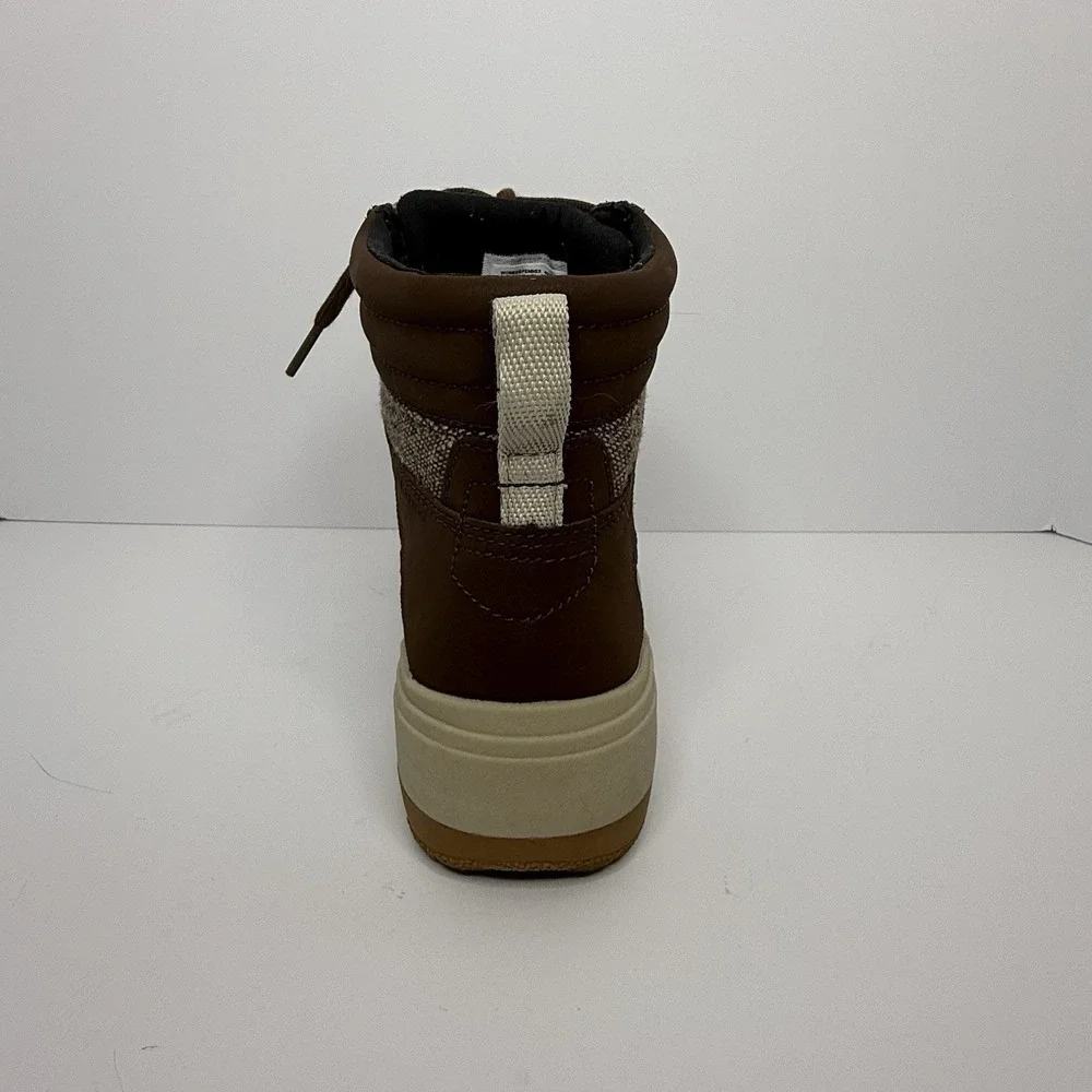Merrell Holly 2 J003766 Women's 8 Oak Waterproof Round Toe Lace Up Winter Boots
